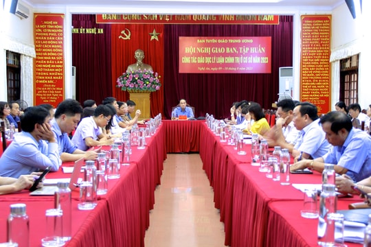 Khai trương Hệ thống thí điểm phổ biến, bồi dưỡng, cập nhật kiến thức lý luận chính trị