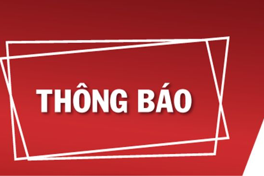 Ban Thi đua - Khen thưởng tỉnh Nghệ An thông báo
