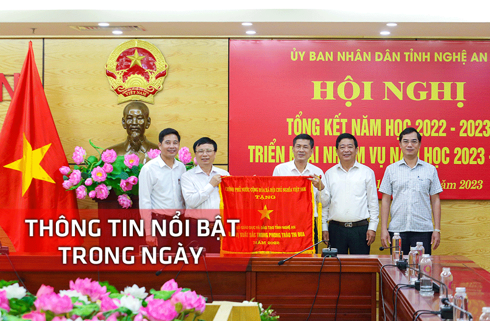 Nghệ An: Thông tin nổi bật ngày 11/8