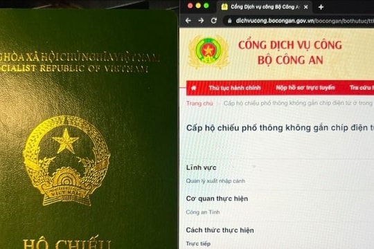 Công dân Nghệ An có thể nộp hồ sơ qua cổng dịch vụ công để làm hộ chiếu cho trẻ dưới 14 tuổi