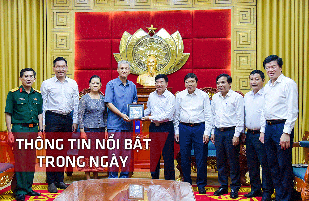 Nghệ An: Thông tin nổi bật ngày 20/8