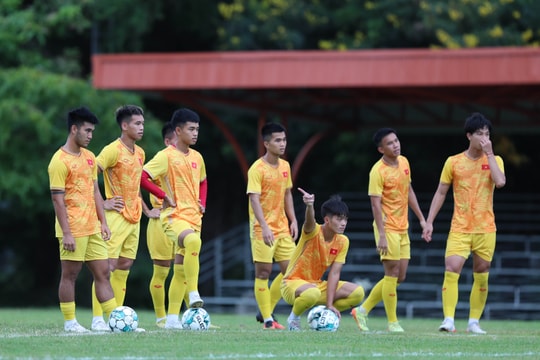 U23 Việt Nam tập sút penalty, chờ trận đấu với U23 Philippines