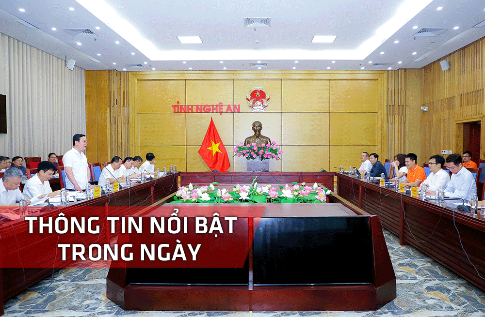 Nghệ An: Thông tin nổi bật ngày 21/8