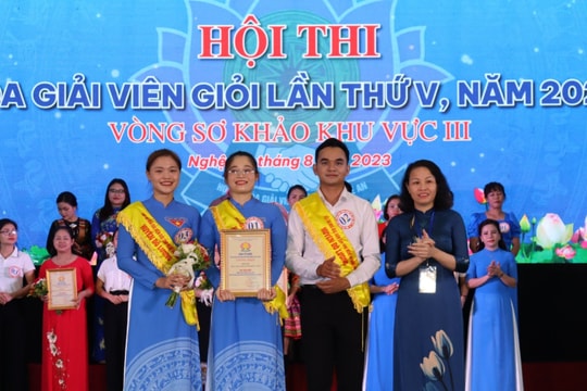 Đội tuyển Đô Lương giành giải Nhất tại Hội thi Hòa giải viên giỏi lần thứ V, vòng sơ khảo khu vực III