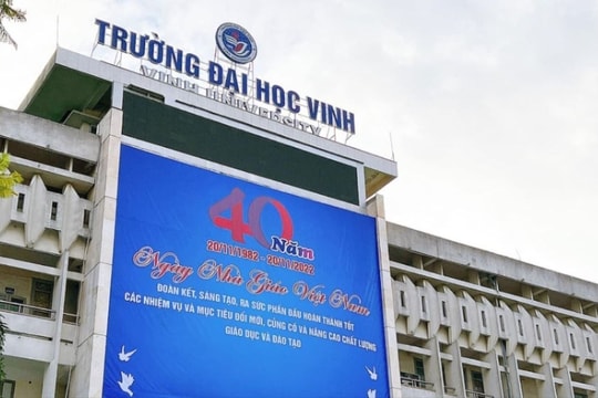 Trường Đại học Vinh công bố điểm trúng tuyển, cao nhất thuộc về các ngành Sư phạm