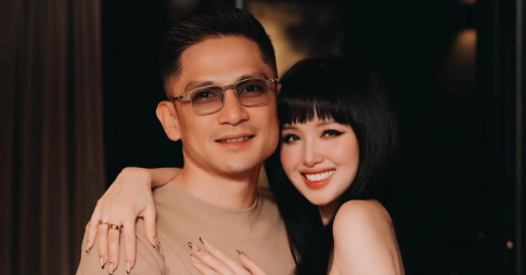 Tâm Tít hiếm hoi khoe ảnh tình tứ bên chồng thiếu gia