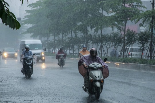 Ngày 28/8, Nghệ An trời nhiều mây, có mưa vừa đến mưa to, có nơi mưa rất to và dông