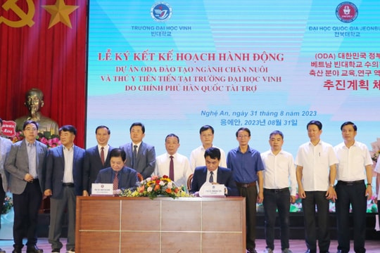 Trường Đại học Vinh khởi động Dự án ODA trị giá hơn 2,7 tỷ won do Chính phủ Hàn Quốc tài trợ