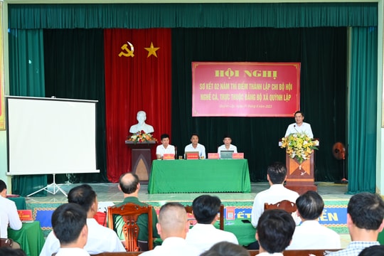 Phó Bí thư Tỉnh ủy yêu cầu đánh giá đúng thực chất mô hình Chi bộ Hội Nghề cá ở xã Quỳnh Lập để nhân rộng 