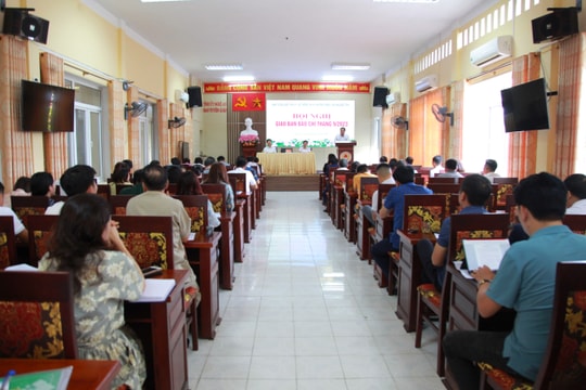 Hội nghị giao ban báo chí tháng 9/2023