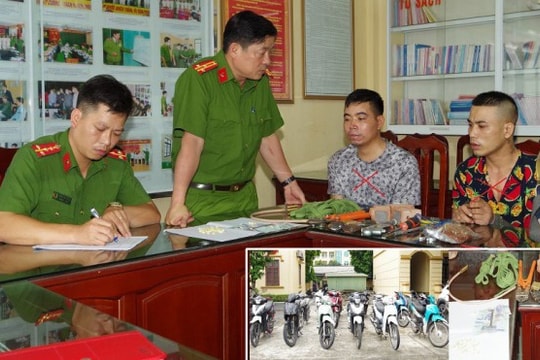 Lật tẩy thủ đoạn của 2 đối tượng trộm hơn 40 xe máy ở nhiều địa bàn