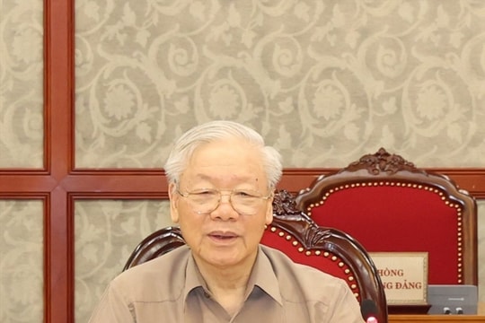 Tổng Bí thư Nguyễn Phú Trọng họp Bộ Chính trị, Ban Bí thư xem xét, thi hành kỷ luật cán bộ