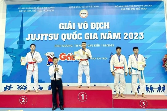 Nghệ An giành 3 Huy chương Vàng tại Giải Vô địch Jujitsu Quốc gia năm 2023