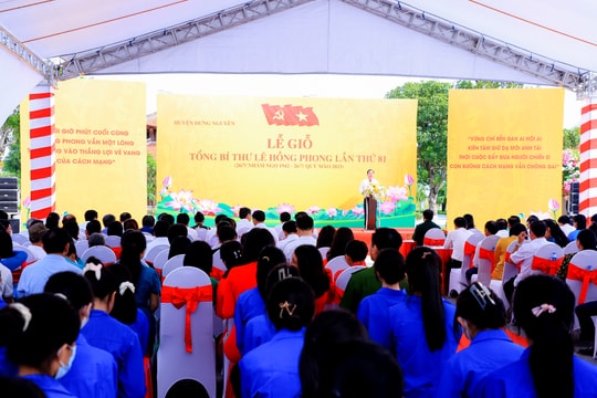 Trang trọng Lễ giỗ lần thứ 81 của Tổng Bí thư Lê Hồng Phong tại xã Hưng Thông, huyện Hưng Nguyên, Nghệ An