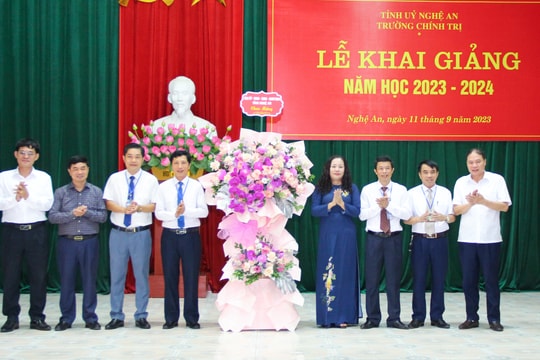 Trường Chính trị Nghệ An khai giảng năm học 2023 – 2024