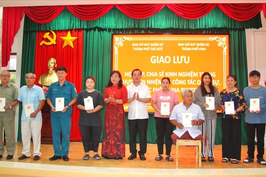 Chia sẻ kinh nghiệm trong thực hiện công tác quân sự quốc phòng địa phương tại TP Hồ Chí Minh