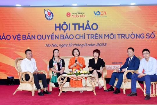 Hội thảo ‘Bảo vệ bản quyền báo chí trên môi trường số’