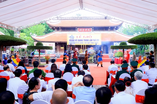Trang trọng Lễ giỗ Hoàng đế Quang Trung lần thứ 231 tổ chức tại thành phố Vinh, Nghệ An