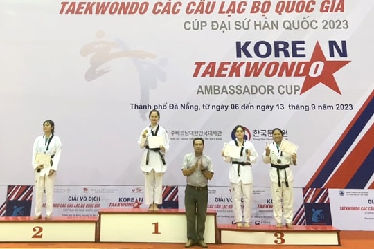 Nghệ An giành 5 huy chương tại giải vô địch Taekwondo các câu lạc bộ quốc gia năm 2023