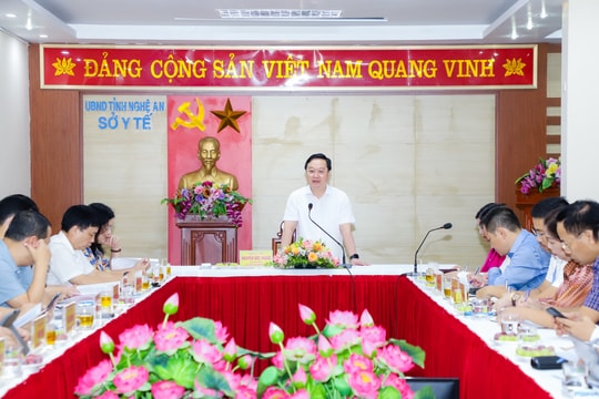 Ngành Y tế Nghệ An cần nỗ lực đáp ứng nhu cầu chăm sóc sức khoẻ, khám chữa bệnh của người dân