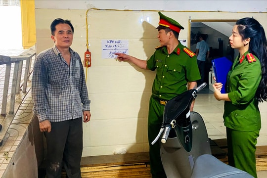 Công an Nghệ An chỉ đạo tổ chức giám sát quá trình sạc xe đạp điện, xe máy điện, ô tô điện ở tầng hầm để bảo đảm an toàn về cháy, nổ