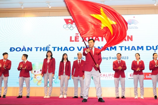 Đoàn Thể thao Việt Nam xuất quân lên đường dự ASIAD 19