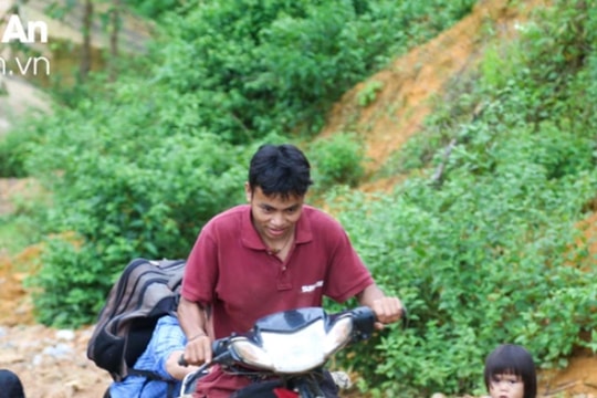 Cận cảnh tuyến đường gian nan nhất ở Con Cuông