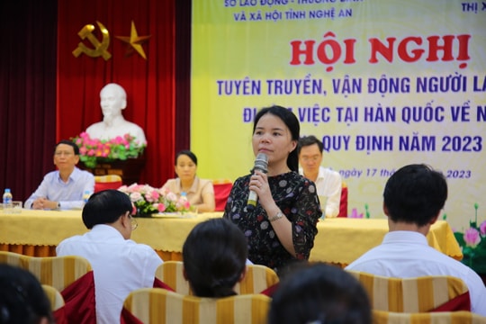 Tiếp tục vận động lao động cư trú bất hợp pháp tại Hàn Quốc về nước