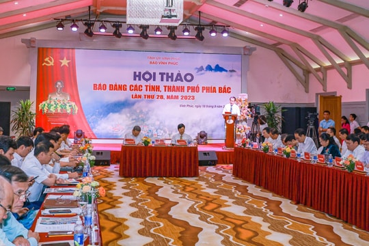 Khai mạc Hội thảo báo Đảng các tỉnh, thành phố phía Bắc lần thứ 28