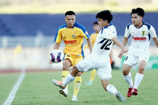 U21 Sông Lam Nghệ An nhận thất bại trong trận đấu mở màn U21 Quốc gia Thanh Niên 2023