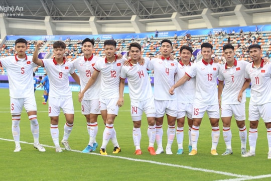 Tuyển Olympic Việt Nam thắng Mông Cổ trận ra quân tại ASIAD 19