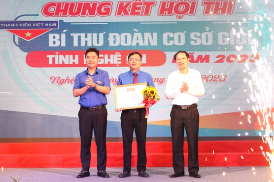 Bí thư Đoàn phường ở thị xã Cửa Lò giành giải Nhất Hội thi 'Bí thư chi đoàn cơ sở giỏi tỉnh Nghệ An' năm 2023