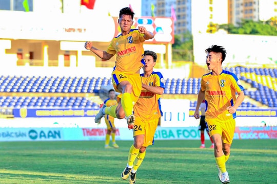 Nhiều điểm sáng của U21 Sông Lam Nghệ An trong trận thắng tưng bừng trước U21 Long An