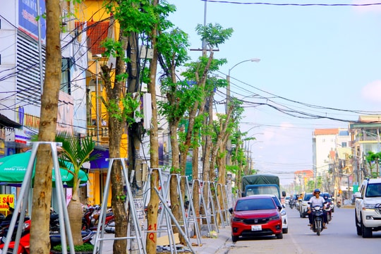 Dự án nâng cấp tuyến đường Nguyễn Văn Cừ (TP Vinh) hoàn thành các hạng mục chính 