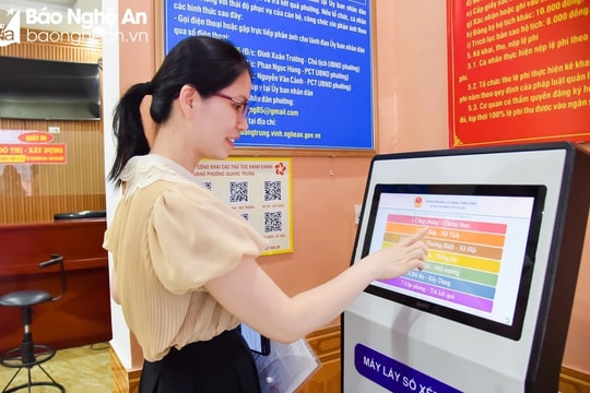 Nghệ An ban hành kế hoạch hành động nâng cao chất lượng cung cấp dịch vụ công trực tuyến