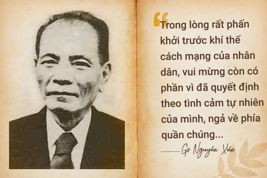 Giáo sư Nguyễn Xiển - một người Vinh lỗi lạc