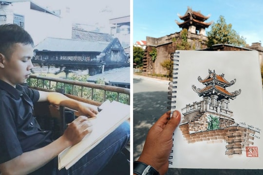 Ký hoạ thành Vinh với tình yêu phố thị