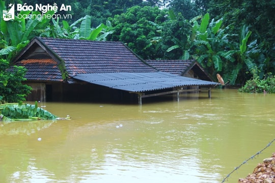 Mưa to ở Nghệ An có khả năng kéo dài đến hết ngày hôm nay (28/9)