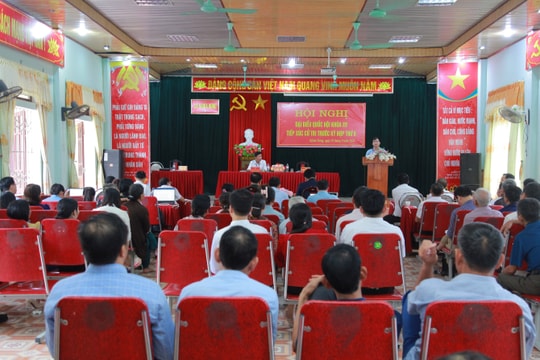 Cử tri Nghĩa Đàn đề nghị cần công khai, minh bạch trong thực hiện thủ tục đất đai