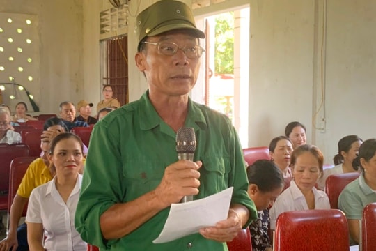 Cử tri huyện Anh Sơn phản ánh nhiều vấn đề đến Đoàn đại biểu Quốc hội tỉnh