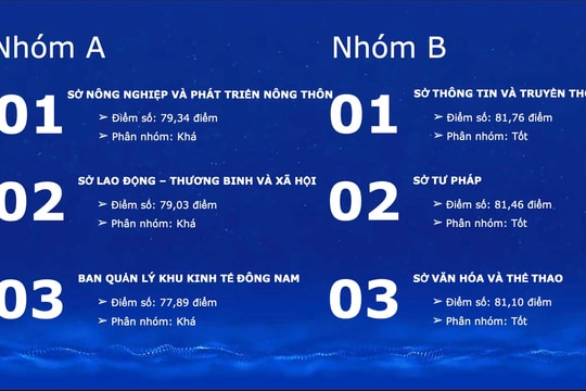 Thấy gì từ kết quả Chỉ số năng lực cạnh tranh sở, ban, ngành và địa phương Nghệ An năm 2022?