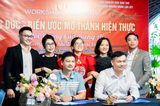 Công ty TNHH Đầu tư Giáo dục Việt Nhật và Viện nghiên cứu đào tạo bồi dưỡng nguồn nhân lực HTI 'xây' cầu nối du học nghề ở Đức