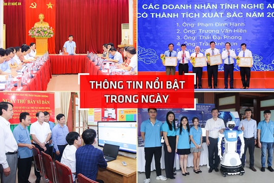 Nghệ An: Thông tin nổi bật ngày 12/10
