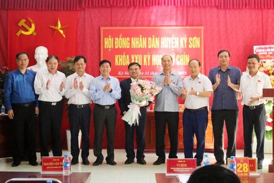 Bầu Chủ tịch UBND huyện Kỳ Sơn, nhiệm kỳ 2021-2026