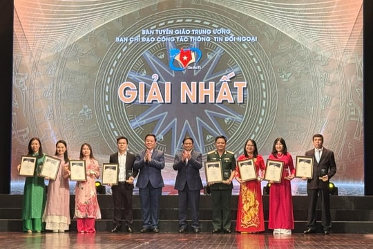 Báo Nghệ An đạt giải tại cuộc thi Giải thưởng toàn quốc về thông tin đối ngoại 