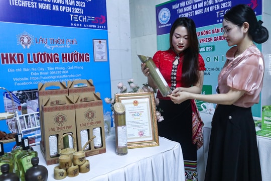 46 gian hàng trưng bày sản phẩm, công trình đạt giải sáng tạo, khoa học công nghệ Nghệ An 2023