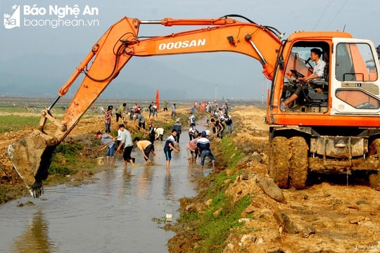 Nghệ An phát động toàn dân ra quân làm thủy lợi