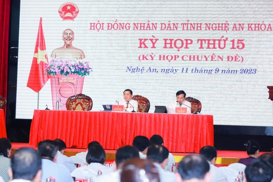 HĐND tỉnh Nghệ An triệu tập kỳ họp chuyên đề để lấy phiếu tín nhiệm