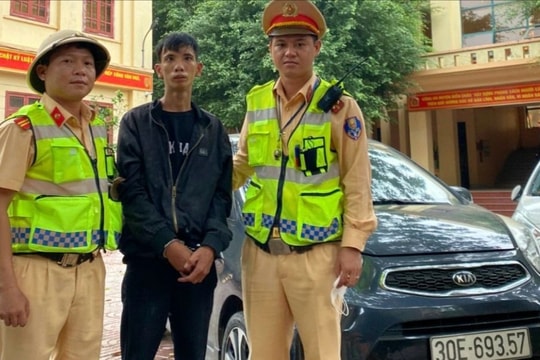 Kiểm soát phương tiện, Cảnh sát giao thông Nghệ An phát hiện đối tượng trộm xe ô tô