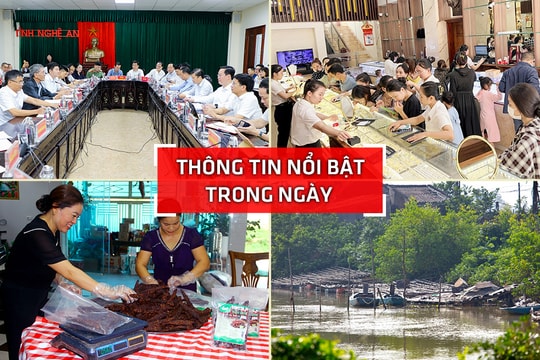 Nghệ An: Thông tin nổi bật ngày 16/10